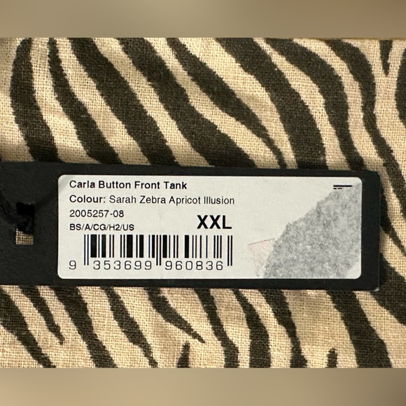 π¦Cotton On Button Up Zebra Tank Top π¦ - Picture 3 of 10